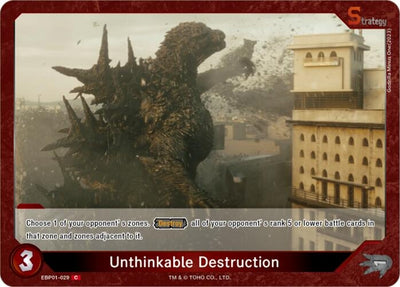 Unthinkable Destruction (EBP01-029) (EBP01-029) (Booster Set 1: Godzilla VS. Godzilla)