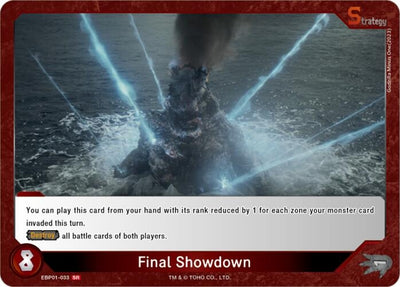 Final Showdown (EBP01-033) (EBP01-033) (Booster Set 1: Godzilla VS. Godzilla)