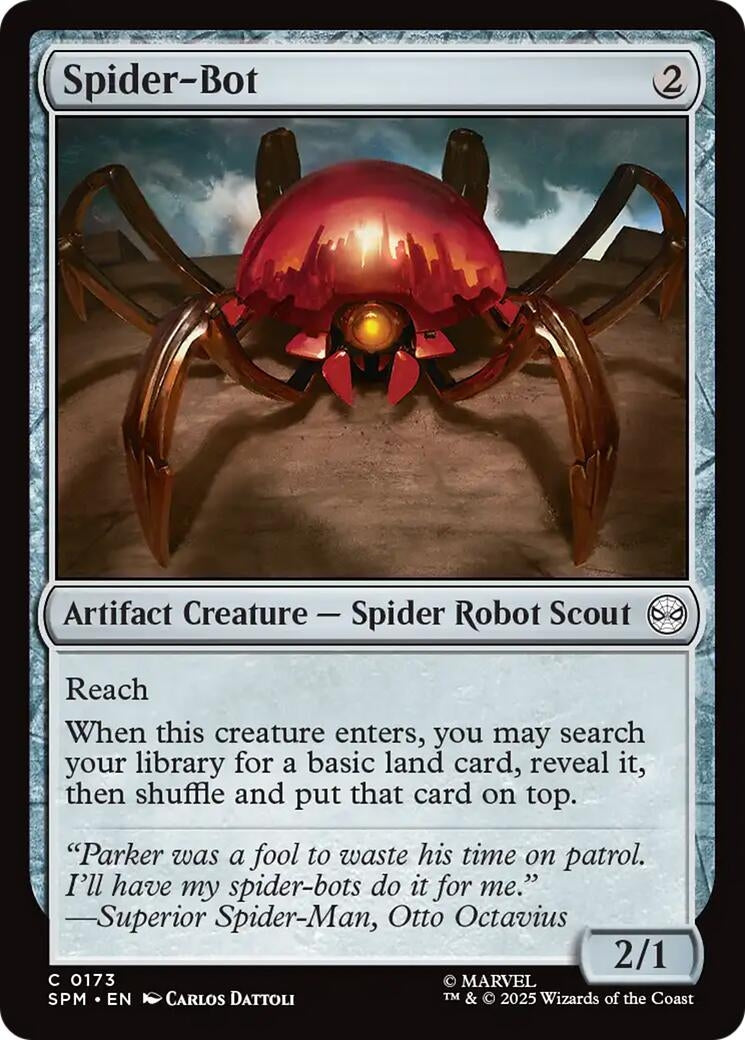 Image for Spider-Bot (173) (Marvel's Spider-Man) - Magic: The Gathering