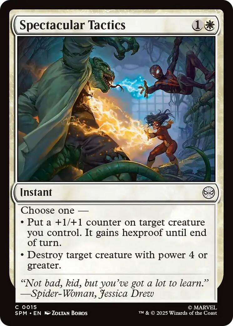 Image for Spectacular Tactics (15) (Marvel's Spider-Man) - Magic: The Gathering