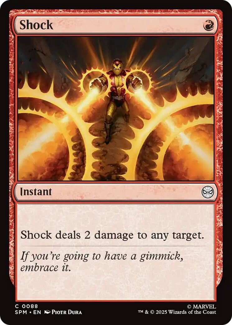Image for Shock (88) (Marvel's Spider-Man) - Magic: The Gathering