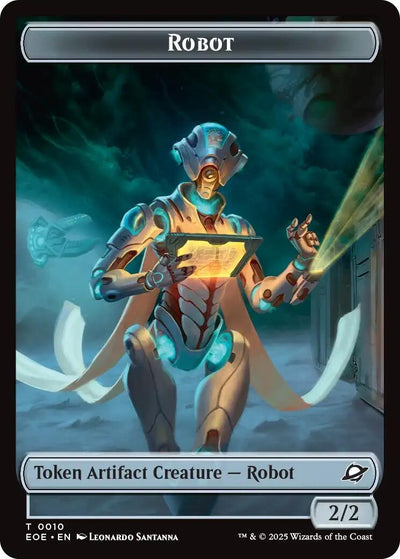 Robot // Lander (0004) Double-Sided Token (10 // 4) (Edge of Eternities)