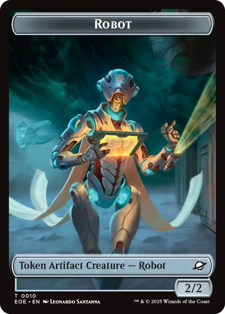 Image for Robot // Lander (0004) Double-Sided Token (10 // 4) (Edge of Eternities) - Magic: The Gathering