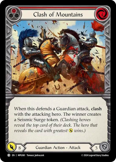 Clash of Mountains (Red) (MPG061) (Mastery Pack Guardian)