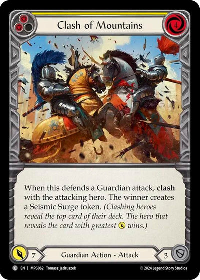 Clash of Mountains (Yellow) (MPG062) (Mastery Pack Guardian)