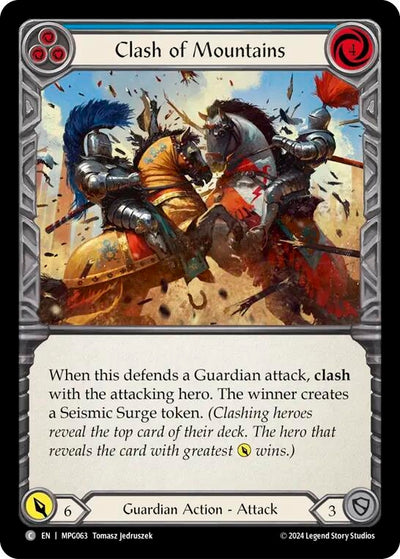 Clash of Mountains (Blue) (MPG063) (Mastery Pack Guardian)