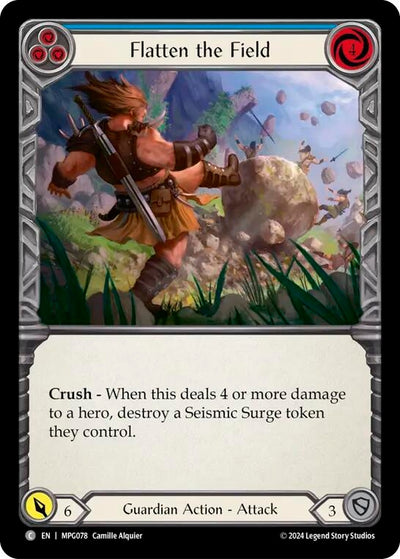 Flatten the Field (Blue) (MPG078) (Mastery Pack Guardian)