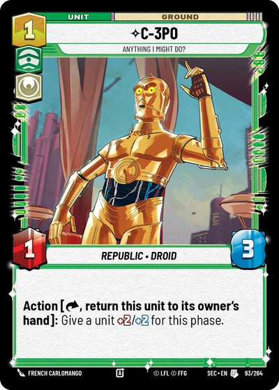 C-3PO - Anything I Might Do? (93/264) (Secrets of Power)