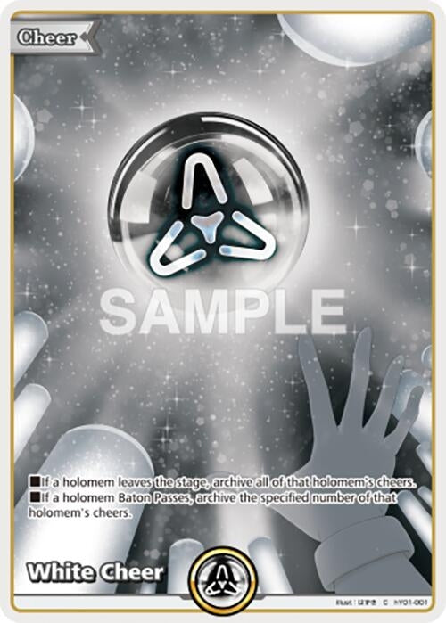 Image for White Cheer (hY01-001) (Start Cheer Set) - hololive OFFICIAL CARD GAME