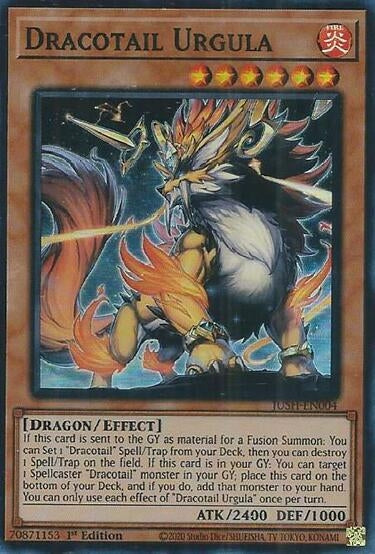 Dracotail Urgula (Super Rare) (JUSH-EN004) (Justice Hunters)