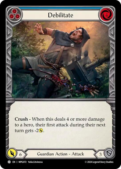 Debilitate (Blue) (MPG072) (Mastery Pack Guardian)