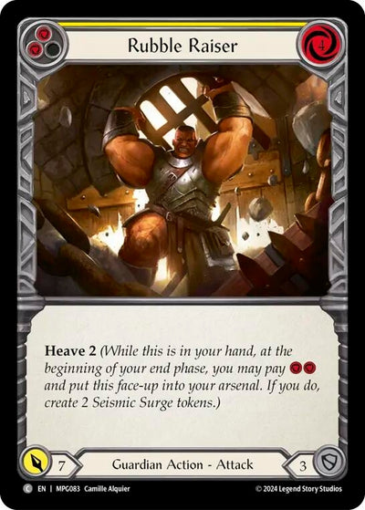 Rubble Raiser (Yellow) (MPG083) (Mastery Pack Guardian)