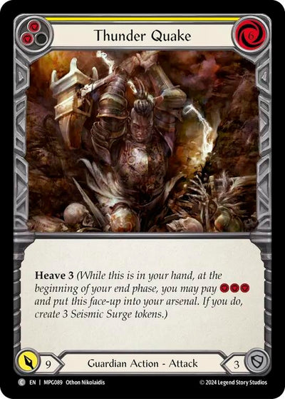 Thunder Quake (Yellow) (MPG089) (Mastery Pack Guardian)