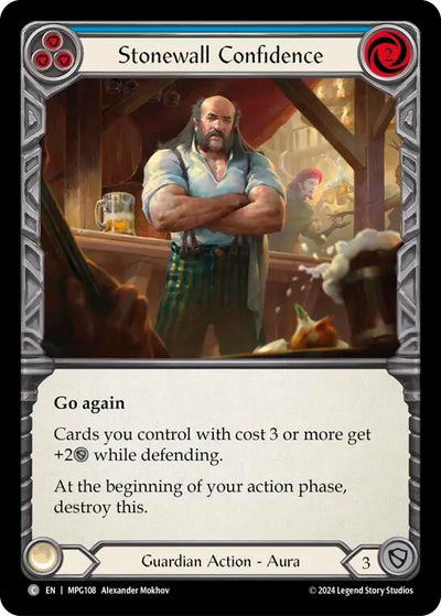 Stonewall Confidence (Blue) (MPG108) (Mastery Pack Guardian)