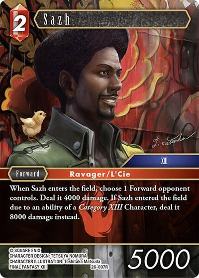 Sazh (26-007R) (Gunslinger in the Abyss)