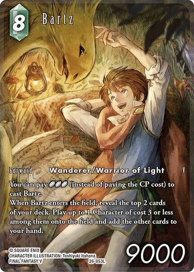 Bartz (Full Art) (26-053L) (Gunslinger in the Abyss)