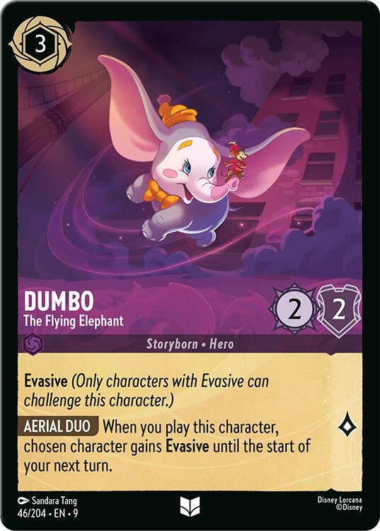 Image for Dumbo - The Flying Elephant (46/204) (Fabled) - Disney Lorcana