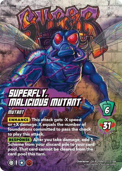 Superfly, Malicious Mutant (TMNT01 13/186) (Teenage Mutant Ninja Turtles)