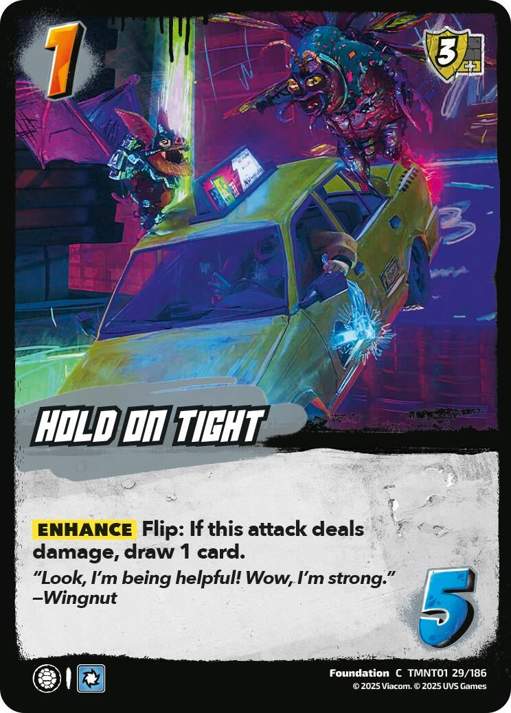 Hold on Tight (TMNT01 29/186) (Teenage Mutant Ninja Turtles)