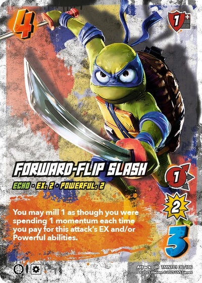Forward-Flip Slash (TMNT01 36/186) (Teenage Mutant Ninja Turtles)