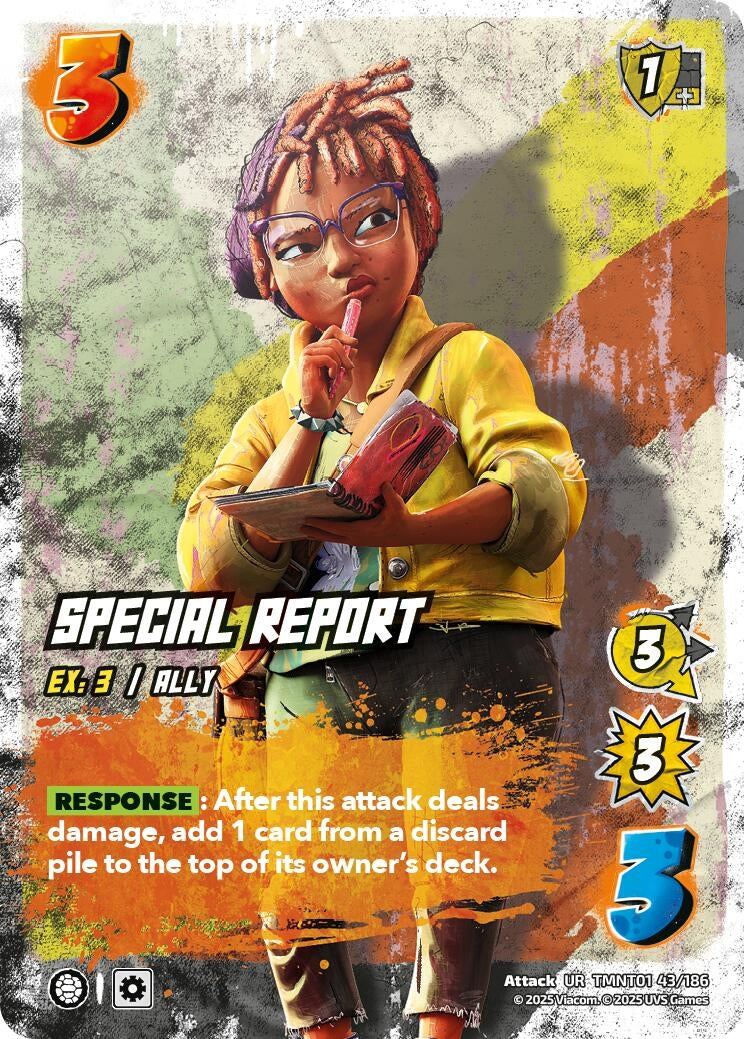 Special Report (TMNT01 43/186) (Teenage Mutant Ninja Turtles)