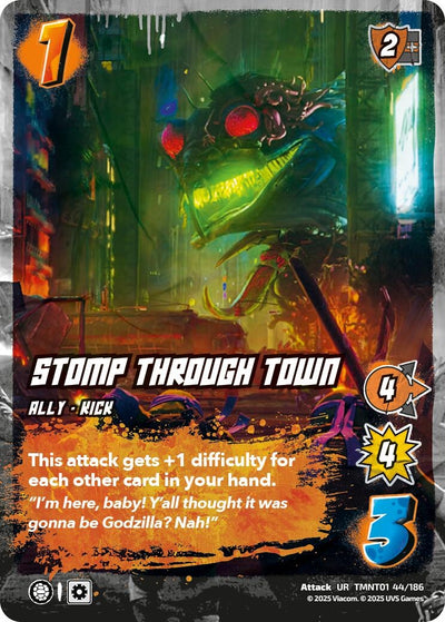 Stomp Through Town (TMNT01 44/186) (Teenage Mutant Ninja Turtles)