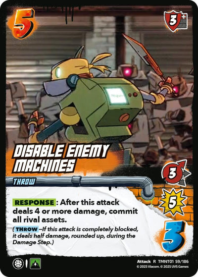 Disable Enemy Machines (TMNT01 59/186) (Teenage Mutant Ninja Turtles)