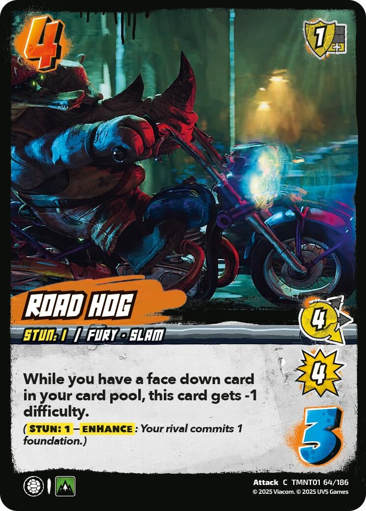 Road Hog (TMNT01 64/186) (Teenage Mutant Ninja Turtles)