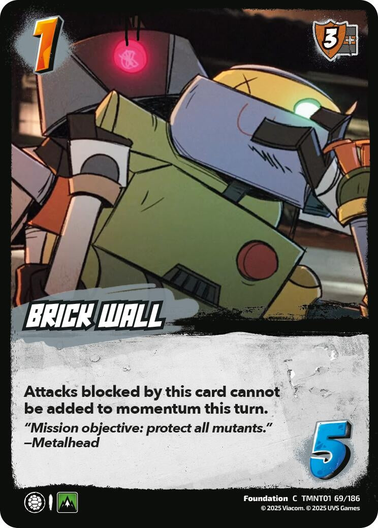 Brick Wall (TMNT01 69/186) (Teenage Mutant Ninja Turtles)