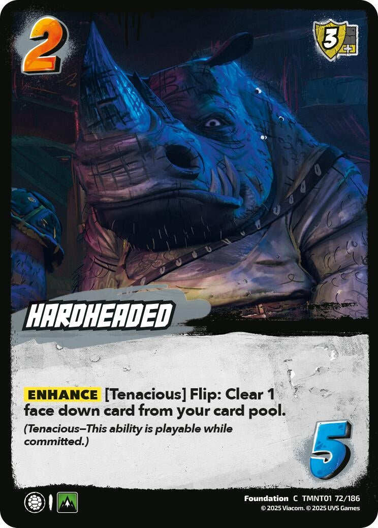 Hardheaded (TMNT01 72/186) (Teenage Mutant Ninja Turtles)
