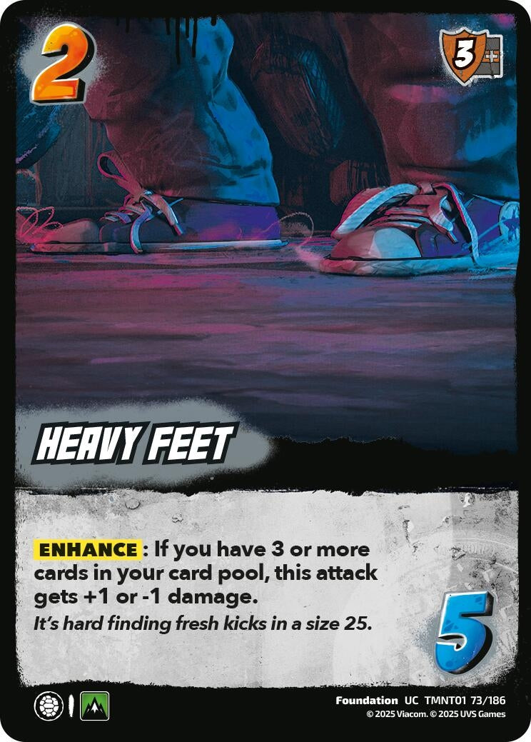 Heavy Feet (TMNT01 73/186) (Teenage Mutant Ninja Turtles)