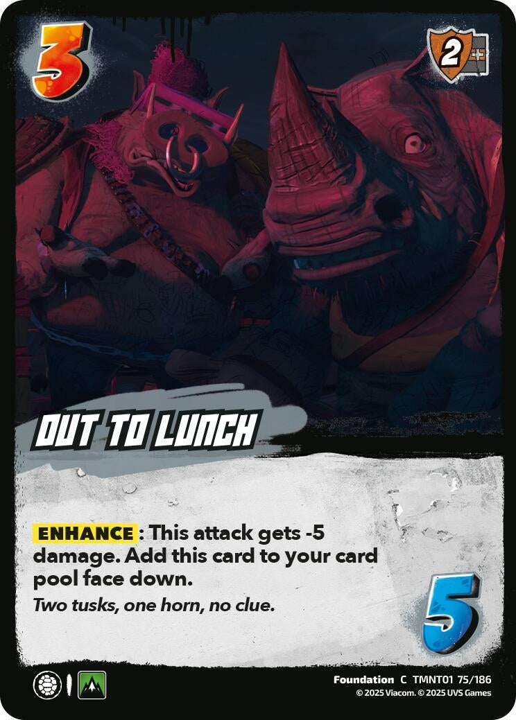 Out to Lunch (TMNT01 75/186) (Teenage Mutant Ninja Turtles)