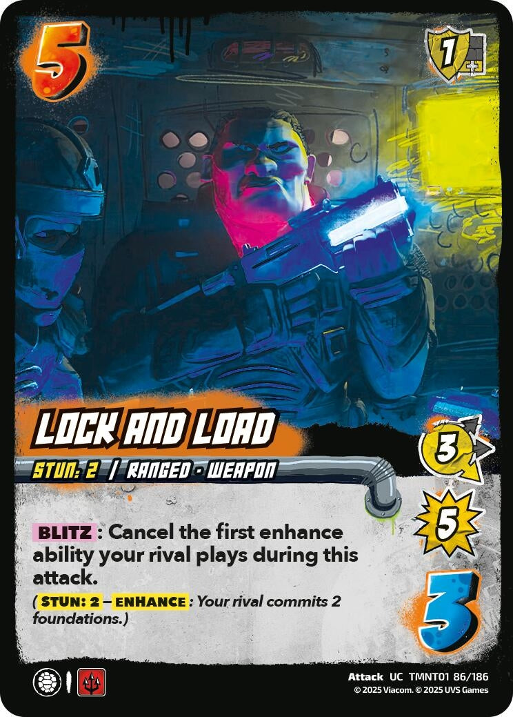 Lock and Load (TMNT01 86/186) (Teenage Mutant Ninja Turtles)