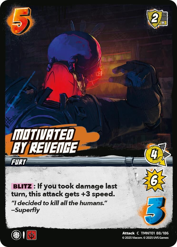 Motivated by Revenge (TMNT01 88/186) (Teenage Mutant Ninja Turtles)