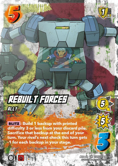 Rebuilt Forces (TMNT01 90/186) (Teenage Mutant Ninja Turtles)