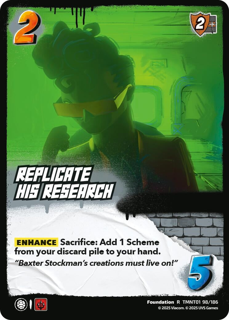 Replicate His Research (TMNT01 98/186) (Teenage Mutant Ninja Turtles)
