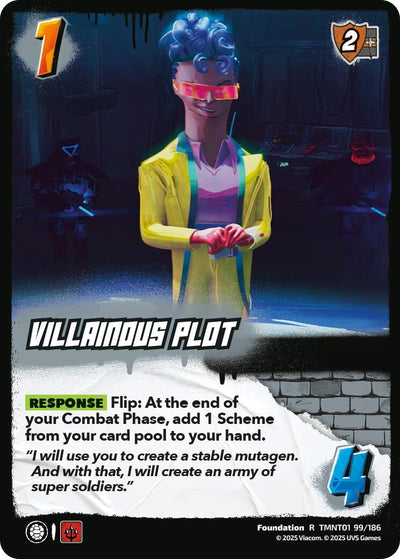 Villainous Plot (TMNT01 99/186) (Teenage Mutant Ninja Turtles)