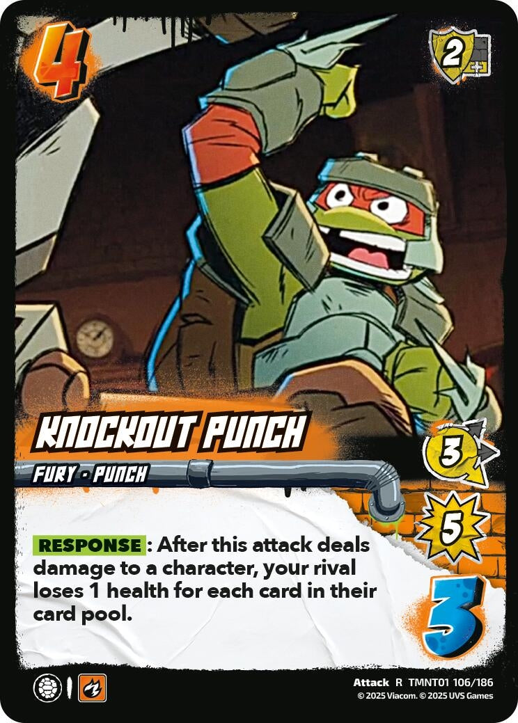 Knockout Punch (TMNT01 106/186) (Teenage Mutant Ninja Turtles)