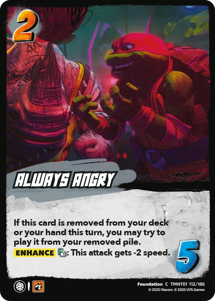 Always Angry (TMNT01 112/186) (Teenage Mutant Ninja Turtles)