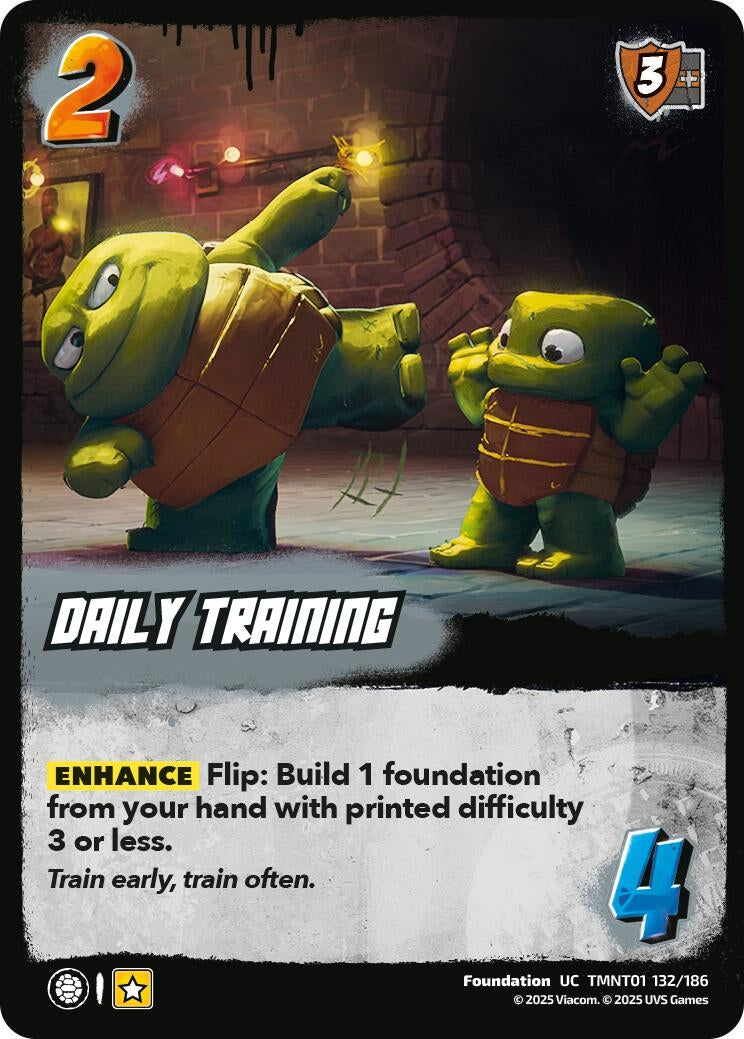 Daily Training (TMNT01 132/186) (Teenage Mutant Ninja Turtles)