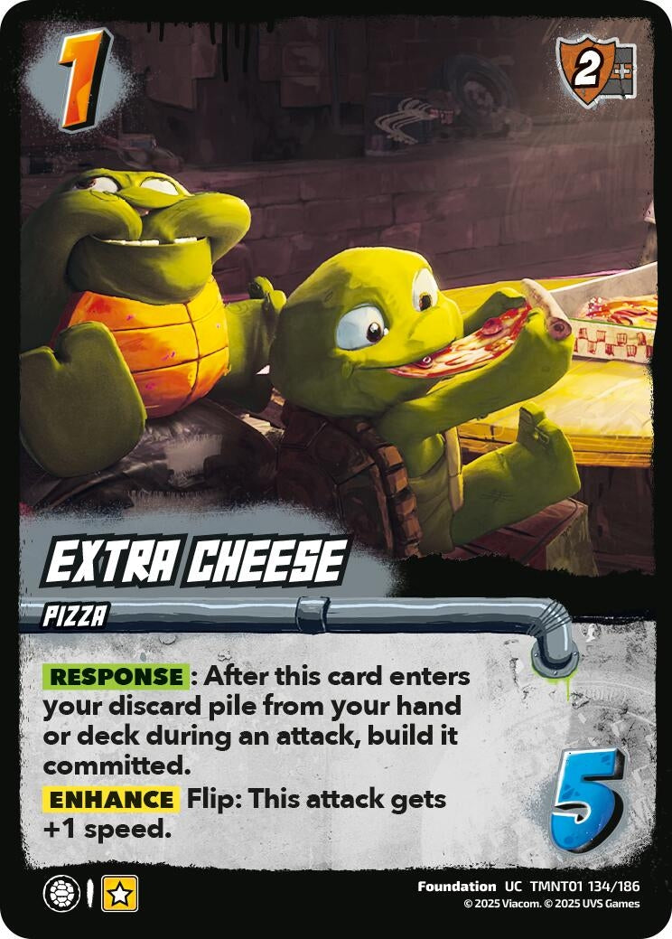 Extra Cheese (TMNT01 134/186) (Teenage Mutant Ninja Turtles)
