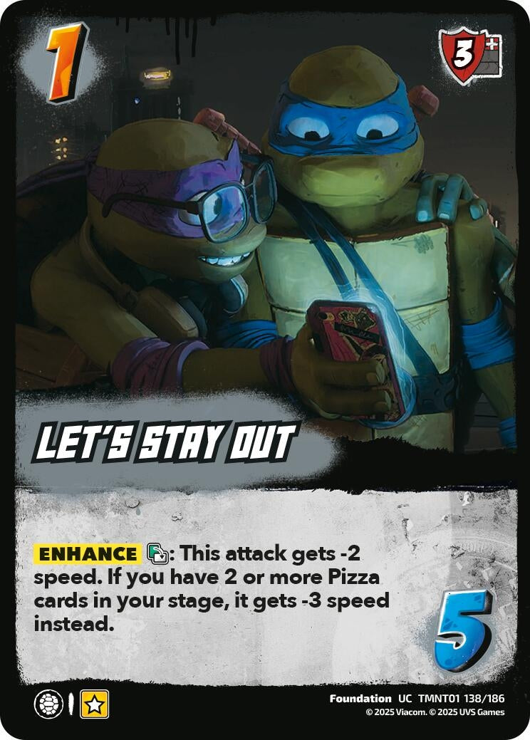 Let's Stay Out (TMNT01 138/186) (Teenage Mutant Ninja Turtles)