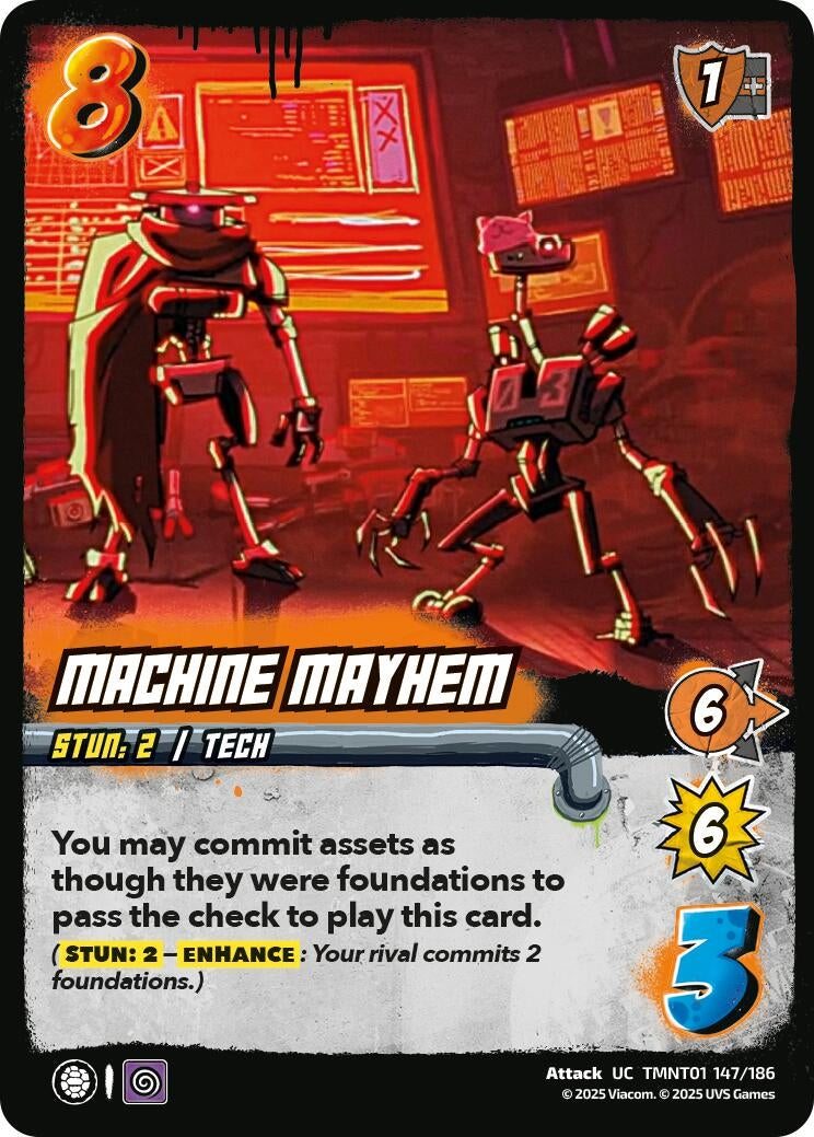 Machine Mayhem (TMNT01 147/186) (Teenage Mutant Ninja Turtles)