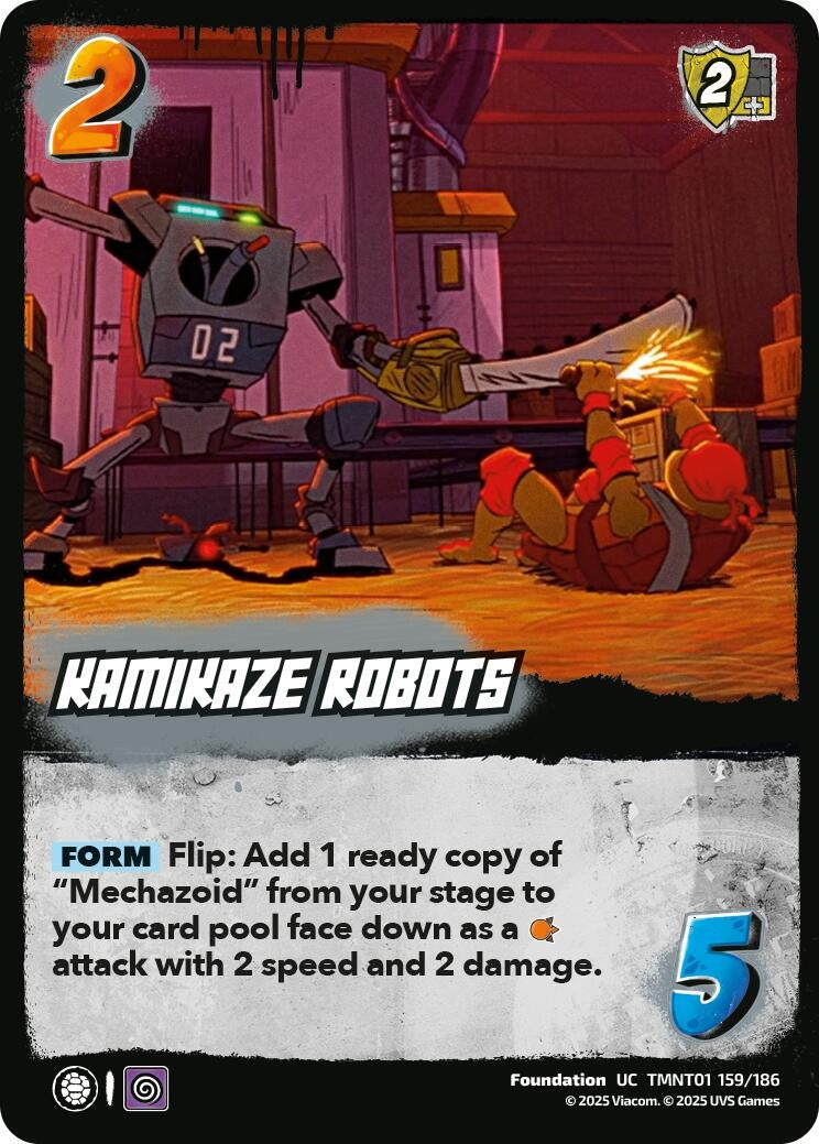 Kamikaze Robots (TMNT01 159/186) (Teenage Mutant Ninja Turtles)