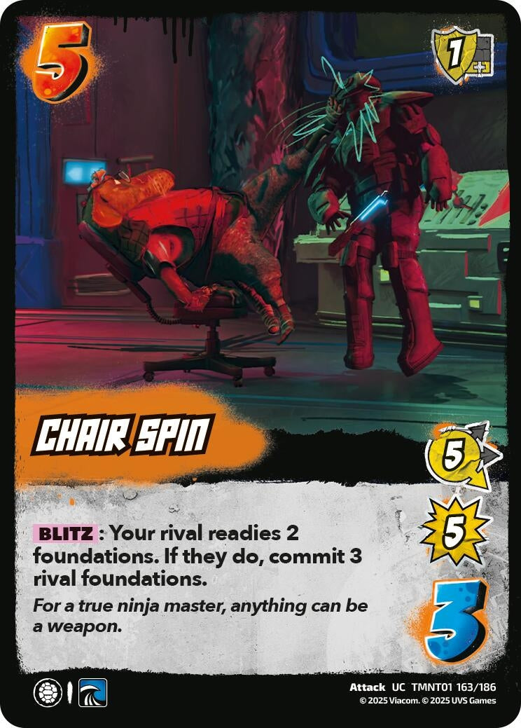 Chair Spin (TMNT01 163/186) (Teenage Mutant Ninja Turtles)