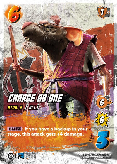 Charge as One (TMNT01 164/186) (Teenage Mutant Ninja Turtles)
