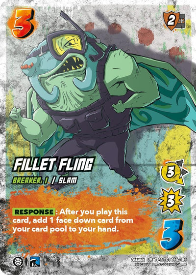 Fillet Fling (TMNT01 166/186) (Teenage Mutant Ninja Turtles)