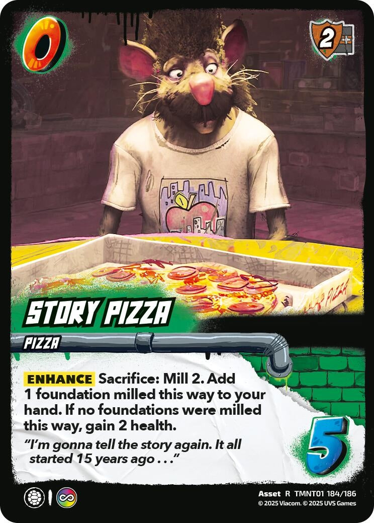 Story Pizza (TMNT01 184/186) (Teenage Mutant Ninja Turtles)