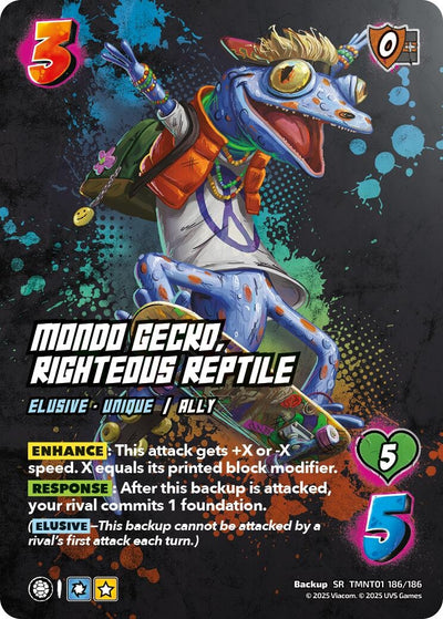 Mondo Gecko, Righteous Reptile (TMNT01 186/186) (Teenage Mutant Ninja Turtles)
