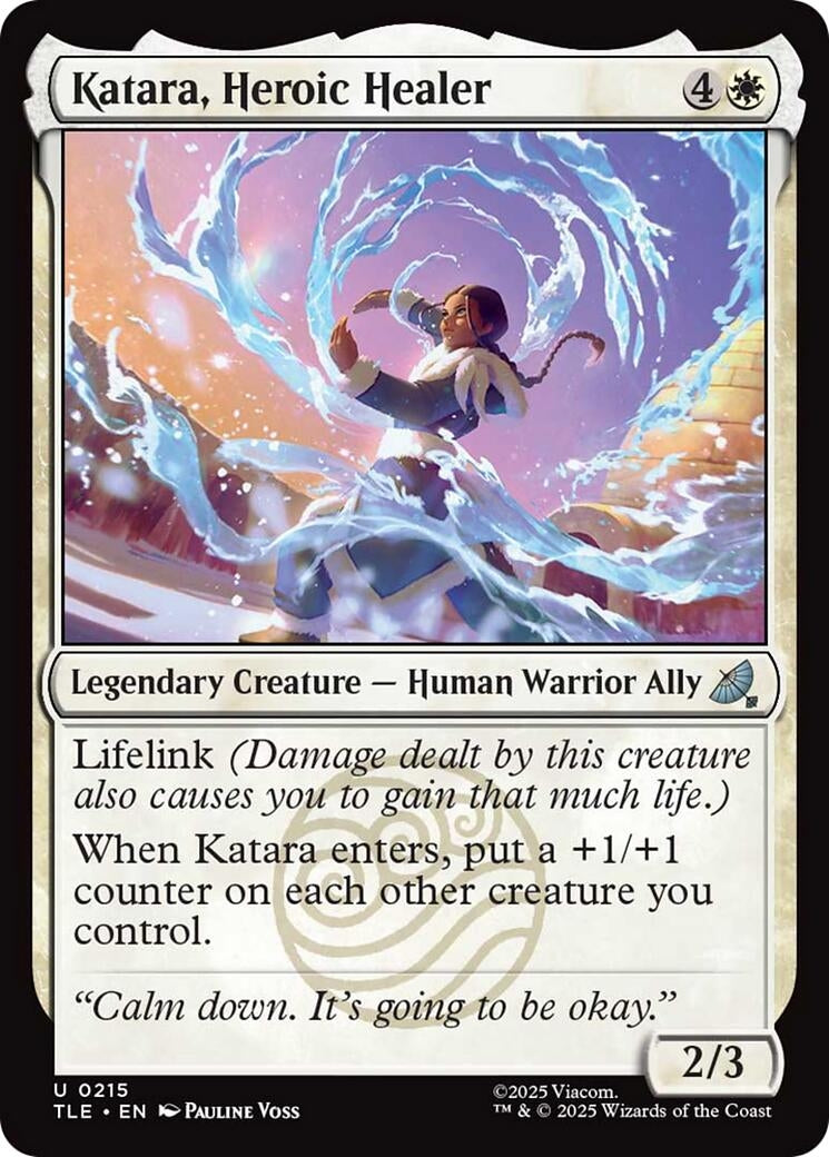Image for Katara, Heroic Healer (215) (Avatar: The Last Airbender: Eternal-Legal) - Magic: The Gathering
